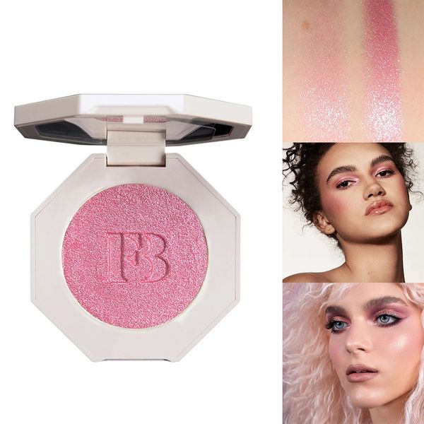 Blush FB Evidenziatore Wattabrat 3D Baby Pink Shimmering Body Makeup Palette Face Highlight Contouring Smooth Glitter Powder 231211