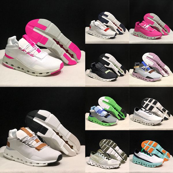 Großhandel Mode On Cloud Nova Form Damen Laufschuhe OG Pearl White Pink Cloudnova oncloud Grün Schwarz Blau Wolken Monster Sneakers Hochwertige Herrentrainer