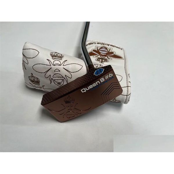 Putters novos clubes de golfe Bettinardi Queen B6 Putter Queenb 33/34/35 polegadas Eixo de aço com cabeça Er Drop Delivery Sports Outdoor Dh7Ha