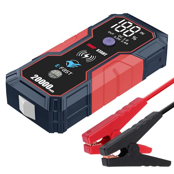 E-FAST Car 12V Power Bank Battery Rescue God Аварийный стартер Источник питания для аварийного запуска