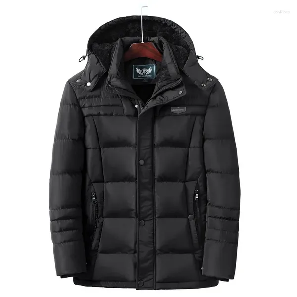 Уличные куртки, одежда с хлопковой подкладкой, мужская зимняя куртка средней длины с умной зарядкой через USB, электрическое отопление