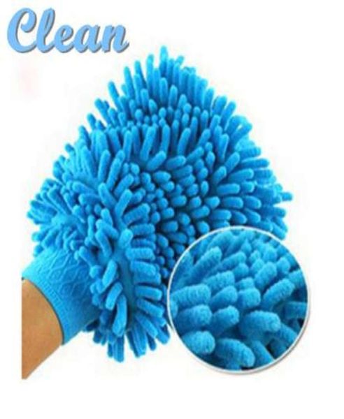 Super Mitt Microfiber Car Window Washing Home Cleaning Cloth Duster Towel Gloves1037750