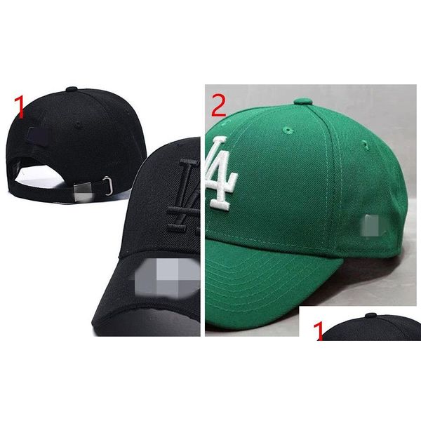 Bola Caps 2023 Mais Novo Mens Cap Hat Designer S La Baseball Hats Trucker para Homens Mulheres Rodada Carta Ativa Ajustável Peaked H5-5.23-9 D Dhfvt