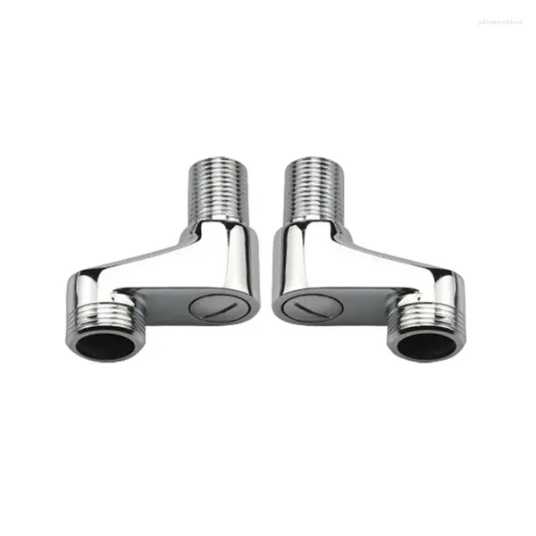 Torneiras de cozinha 2 pcs universal ângulo curvado pé excêntrico união porca torneira acessórios duráveis por atacado