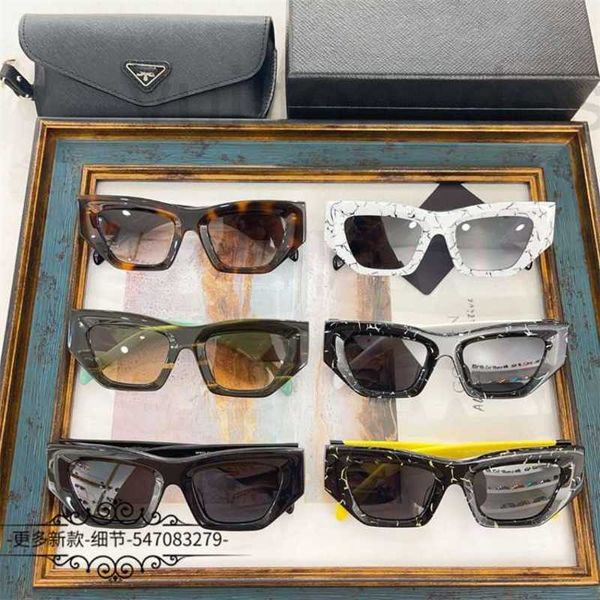 Sonnenbrillenrahmen, Designer-Marken-Sonnenbrillen für Männer und Frauen, gleich personalisiert und modisch, Cat-Eye-Farbblockbrett Spr70 P97K