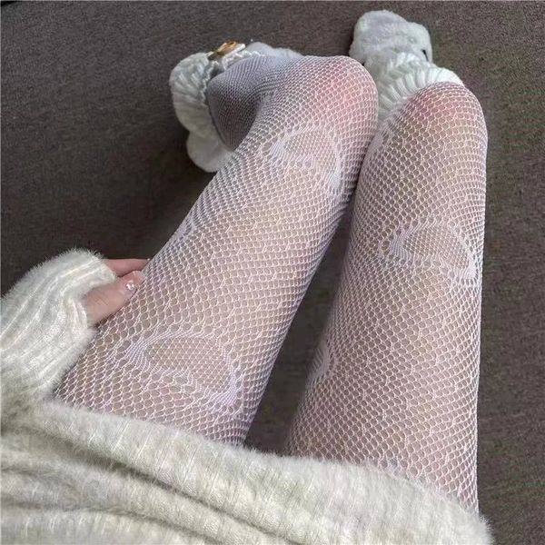 Seksi Çoraplar Çiçek Mesh Kawaii Japon Kızlar Lolita Ins Çorapları Sevimli Beyaz Külotlu Köpek Yaharı Yaz Ultra İnce Şeffaf Çoroz