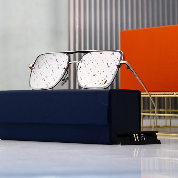 2023 pezzi moda toswrdpar occhiali da sole firmati da uomo da donna cassa marrone montatura in metallo nero lente 50mm scura 5-7_voghion.com