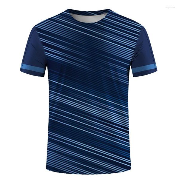 Camiseta masculina verão respirável roupas de treinamento ao ar livre ciclismo camisa esportiva casual o-pescoço treino feminino unisex manga curta topo