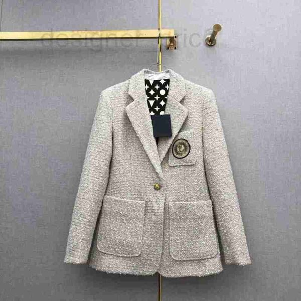 Abiti da donna Blazer abiti firmati blazer con lettere intere giacca da donna firmata di lusso primavera nuovo rilasciato Top in tweed O266