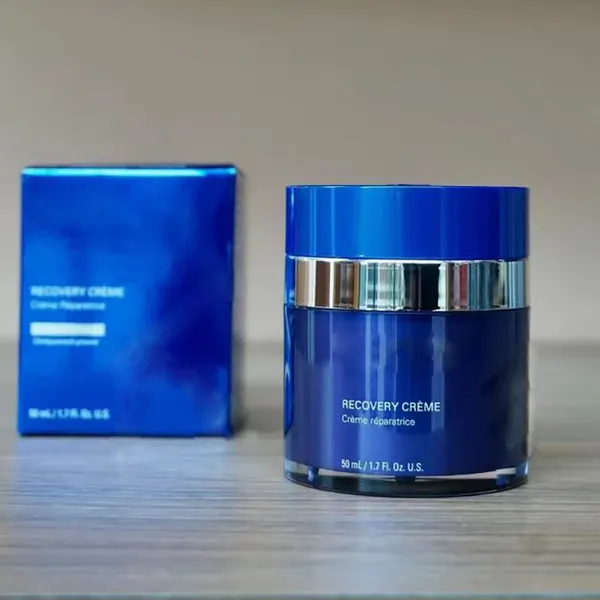 Creme de recuperação facial 50ml creme de renovação de reparação 1.7oz loção de regeneração de pele garrafa branca azul creme facial