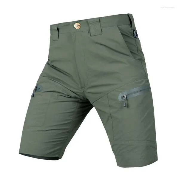 Pantaloncini da uomo Tattici militari da uomo IX5 Pantaloni corti cargo traspiranti multitasche estivi da uomo all'aperto Lavoro militare resistente all'usura