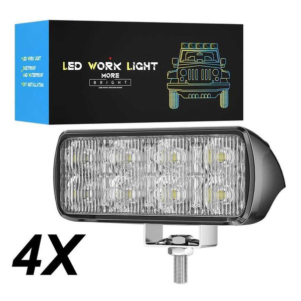 Wrok Light 3030 8LED Konstantes Blitzlicht Auto LED Bar Offroad 4x4 Nebelscheinwerfer 12V 24V Scheinwerfer LKW Bauernhof Traktor Boot SUV ATV