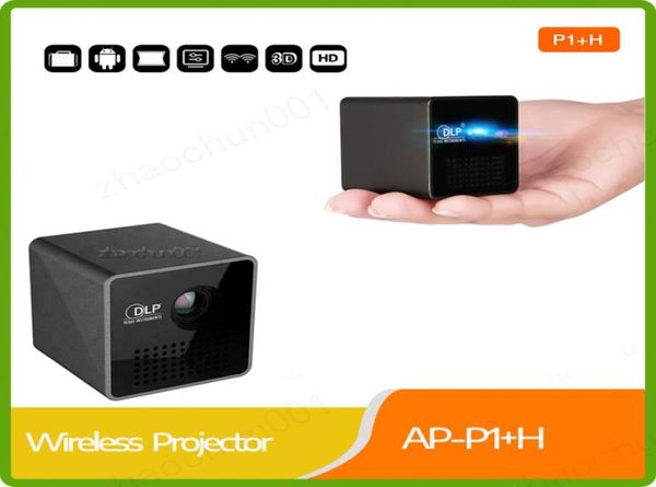 UNIC P1 Plus WIFI Wireless Pocket DLP Mini tragbarer Projektor 30 Lumen Micro Miracast DLNA Videoprojektor UNIC P1 H Wifi9813299