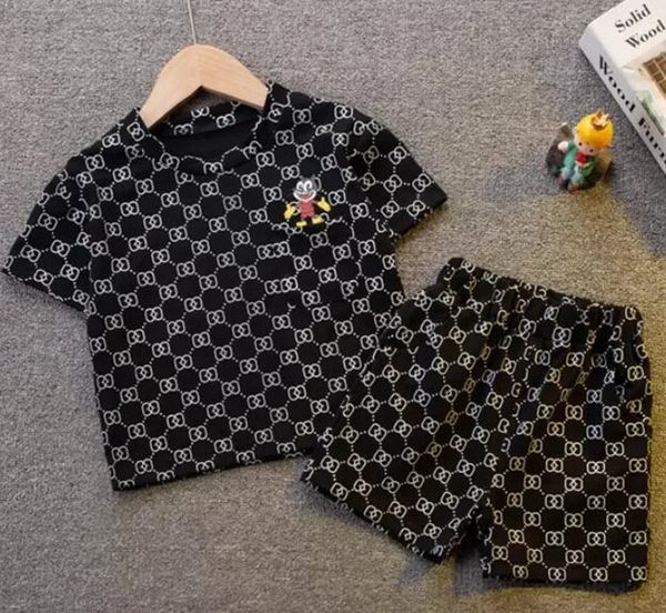 0-3 Jahre Sommer Jungen Kleidung Set Neue Casual Mode Aktive Cartoon T-shirt + Hose Kind Kinder Baby Kleinkind junge Kleidung