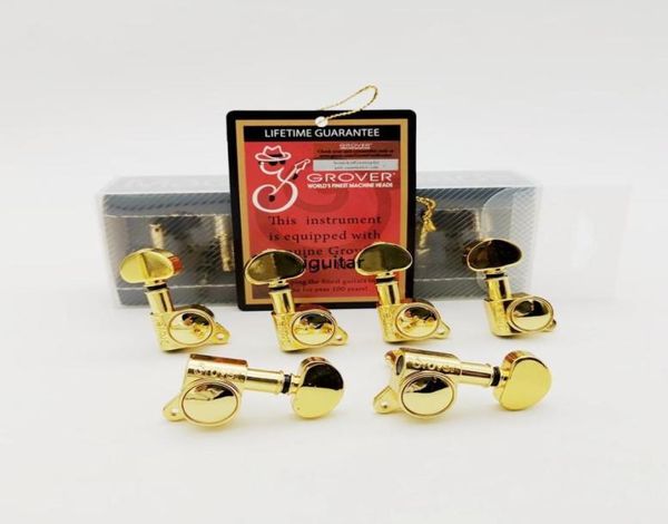 Original nicht Inline Gold Grover Stimmwirbel für Gitarrensaiten, 45-Winkel-Mechaniken, Maschinenkopf, gute Verpackung8493698