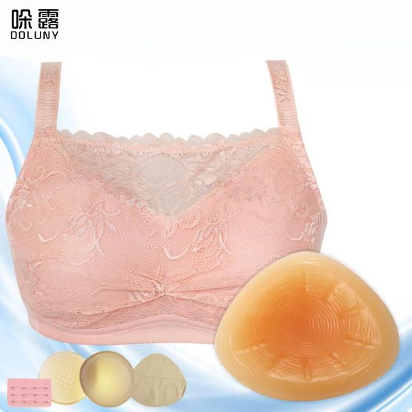 Forme del seno Inserto per reggiseno Forme in silicone Reggiseno per mastectomia imbottito con tasca senza cuciture Comodi cuscinetti per biancheria intima senza fili D40 231211