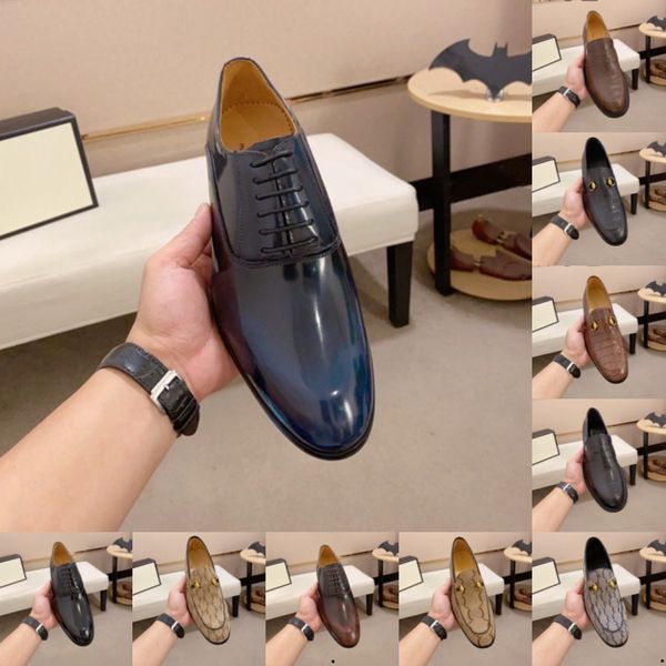 32model 2024 Hochzeit Designer Kleid Schuhe Casual Männer Loafer Neue Große Größe Lazy Peas Schuhe Stickerei Mokassins Schuhe Wildleder Schuhe Zapatos 38-45