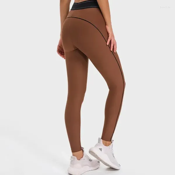 Aktive Hosen Hohe Taille Hüfte Heben Sport Frauen Elastische Fitness Leggings Gym Kompression Schnell Trocknend Laufen Yoga Strumpfhosen