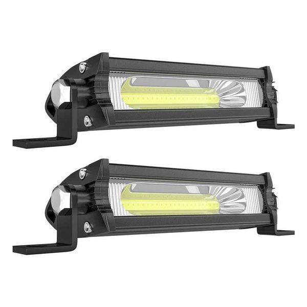 1/2/4 pçs mini wrok luz de inundação cob led 4x4 fora da estrada conduziu a barra condução nevoeiro lâmpada trabalho para automóvel atv suv trator barco jeep