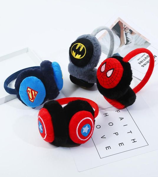 Novos meninos e meninas inverno quente adorável bonito pele dos desenhos animados de pelúcia crianças earmuffs engrossar capa orelhas crianças orelha muffs headband5174549