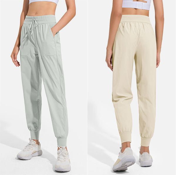 lu pantaloni della tuta da donna Jogging Pantaloni da yoga da passeggio Pantaloni da yoga Pantaloni sportivi ad asciugatura rapida Pantaloni da corsa Pantaloni lunghi da allenamento Pantaloni sportivi da palestra per donna Tuta fitness