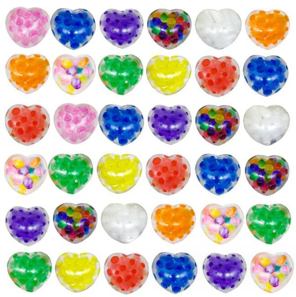 3.5 CENTIMETRI di Piccole Dimensioni Amore Squish Palla Agitarsi Giocattolo Anti-Stress Sfiato Squishy Palle Spremere Giocattoli Decompressione Ansia Mitigatore