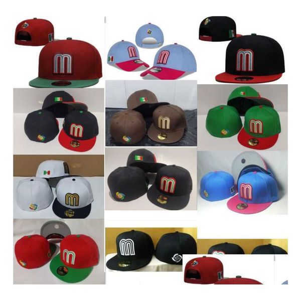 Cappellini da baseball all'ingrosso America 32 squadre Cappello da baseball da calcio Tifosi di basket Cappelli snapback Tutti aderenti Snapback Hip Hop Sport Mix Ord Dheqm