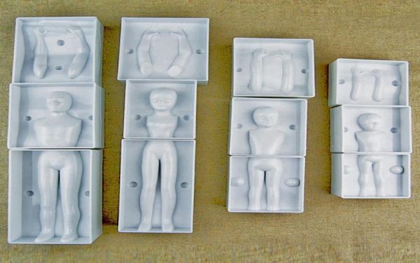 Fondant 3d pessoas bolo figura molde família conjunto de corpo humano decoração molde para criar homens mulheres crianças menina boy2719690