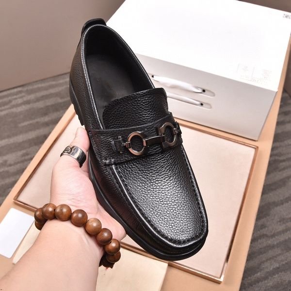 4 modello di marca di lusso vera punta a punta business scarpe brogue uomo designer abito casual scarpe di gomma morbida scarpe da sposa traspiranti Zapatos Hombre