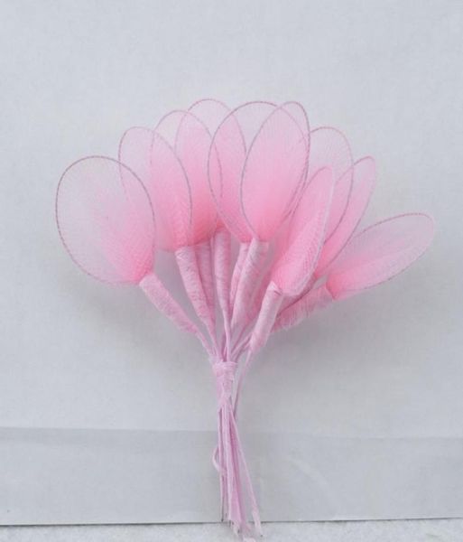 200 peças raquete de meia de flor de nylon artificial pétala de flor faça você mesmo material de fabricação de plantas falsas decorações de casamento 4463935