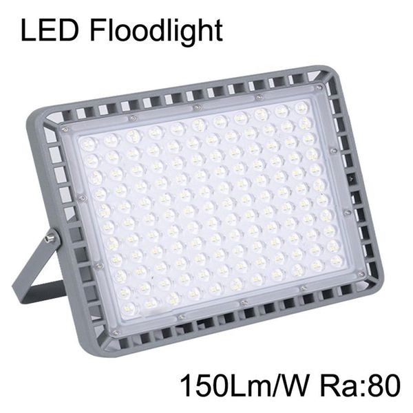 Proiettori a LED ultrasottili 400W 300W 200W 100W 150Lm W Faretto Ra80 AC85-265V Proiettori per giardino esterno crestech294n