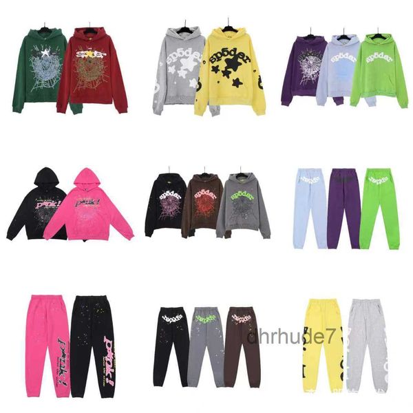 Herren Designer Hoodies Spider Hoodie Sp5der Young Thug 555555 Pullover Rosa Hoody Jogginghose Sweatshirt Top Qualität Lose Trainingsanzug Sportanzug Übergröße S-XL 7EKE