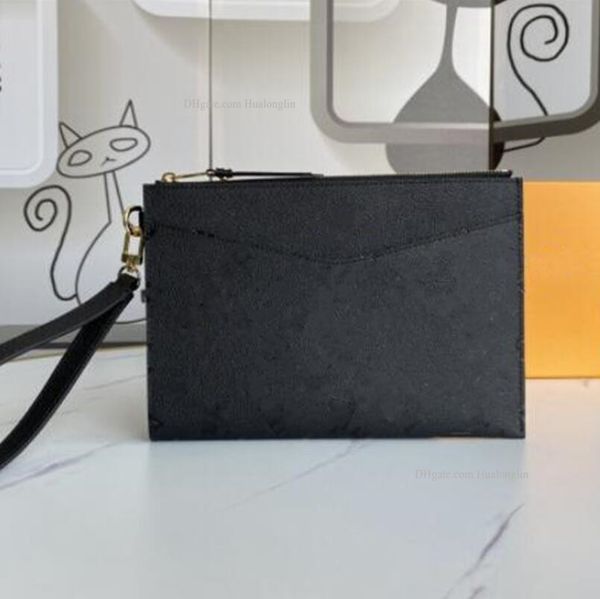 Großhandelqualität Frau Tasche mit Box Geldbeutel Clutch Brieftasche Luxusdesigner Handtasche geprägte Blumen Buchstaben Mode Mode