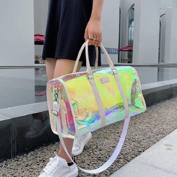 Вещевые сумки, модная дорожная сумка Sunny Raibow, красочная дорожная сумка для женщин, большая вместительная женская дорожная сумка для выходных, фитнеса, спортзала, сумка через плечо
