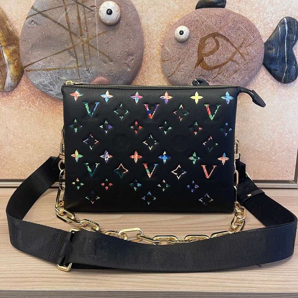 10a Luxus Frauen yy Coussin PM MM Designer -Tasche Reißverschluss Echtes Leder Schulter -Crossbody -Taschen Goldkette Tasche Handtaschen Geldbörse Hochqualität