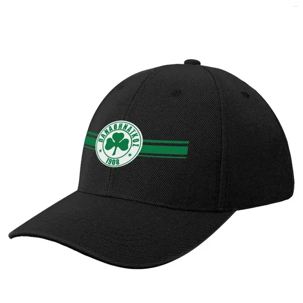 Ball Caps Stripes Of My Heart Panathinaikos Griechenland Baseball Cap |-F-| Cosplay Hut Damen Herren