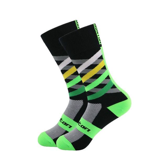 Sportsocken Neue Fahrradwettbewerb Basketball Tennis Laufen Cam Wandern Stoßdämpfung Drop Lieferung Sport im Freien Athletisch Outd DHF2M