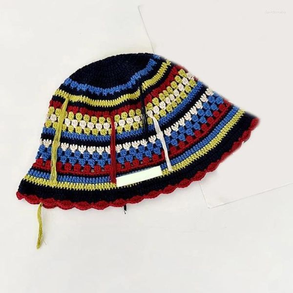 Береты, вязаная крючком панама для девочек, женская кепка в рыбацком стиле, одинаковые по цвету женские подростки, повседневная летняя солнцезащитная кепка с капюшоном