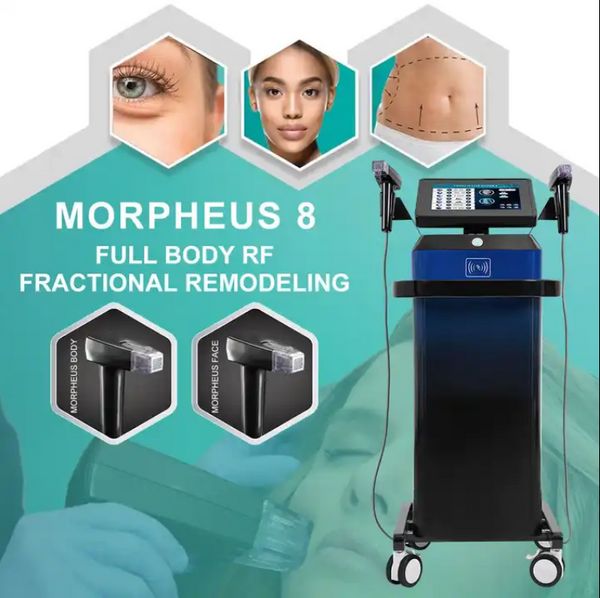 Tipo vertical mesoterapia morpheus 8 máquina de eletroporação rf microagulha face lift máquina