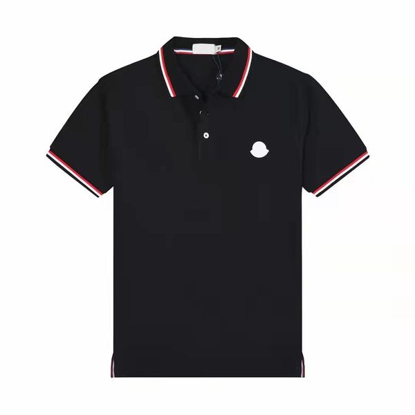 Polo masculino t-shirts designer de moda masculina feminina camisetas masculinas camisas casuais verão luxo moda respirável manga curta lapela casual wear