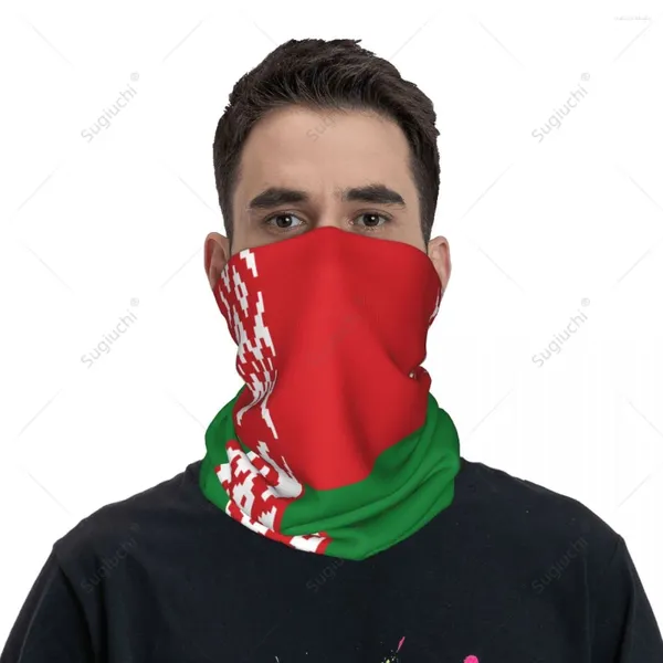 Schals, Unisex, Weißrussland-Flagge, Halstuch, Schal, Hals, Gesichtsmaske, Wärmer, nahtlos, Bandana, Kopfbedeckung, Radfahren, Wandern