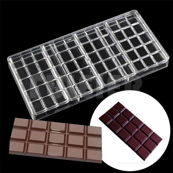 12 6 0 6 cm policarbonato barretta di cioccolato stampo fai da te strumenti di pasticceria pasticceria dolciumi caramelle stampo per cioccolato Y200618292M