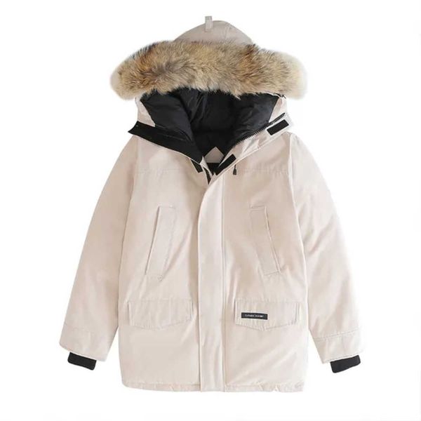 Herren Down Parkas Prakas 4 Farben Herren Designer Kleidung G13 Die besten Qualität Down Jackets Real Fell Domens Coats White Enten Winter Outwear Ladys Parka Paare S-XXL 9zki