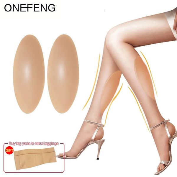 Forma del seno ONEFENG Onlay per gambe in silicone Cuscinetti per polpacci in silicone per gambe storte o sottili Body Beauty Fornitura diretta in fabbrica Silicone per gambe 231211
