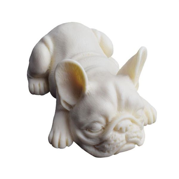 3D Sevimli Güzel Köpekler Köpek Kek Kalıp Bulldog Dondurma Silikon Pişirme Gumpaste Araçları Kek Dekorasyonu için Tatlı Kalıplar K699 210222463