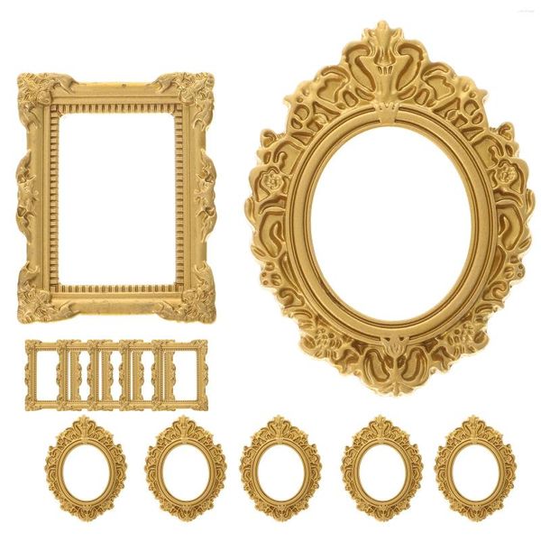 FRAMENTOS PO Frame Miniatura POgrap Compact para artesanato de bricolage Fazendo o Gold Vintage Gold