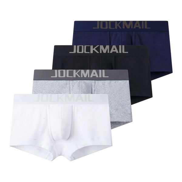 Intimo da uomo di marca di alta qualità Boutique Boxer in cotone Slip ispessiti a vita bassa Mutande da baule