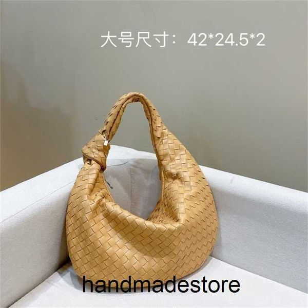 venetaabottegaa Jodie Bag Damen Designer 2023 Korean Net Red Horse Karon Woven Tote Mode Vielseitig Handheld One Underarm Leder Schulter Umhängetaschen Logo