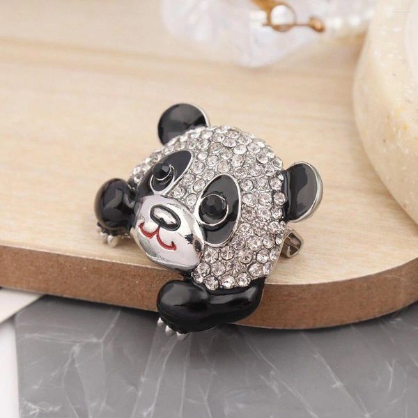 Broches Bonito Panda Esmalte Broche Pin Badge para Mulheres Crianças Denim Roupas Mochila Animal Jóias Crianças