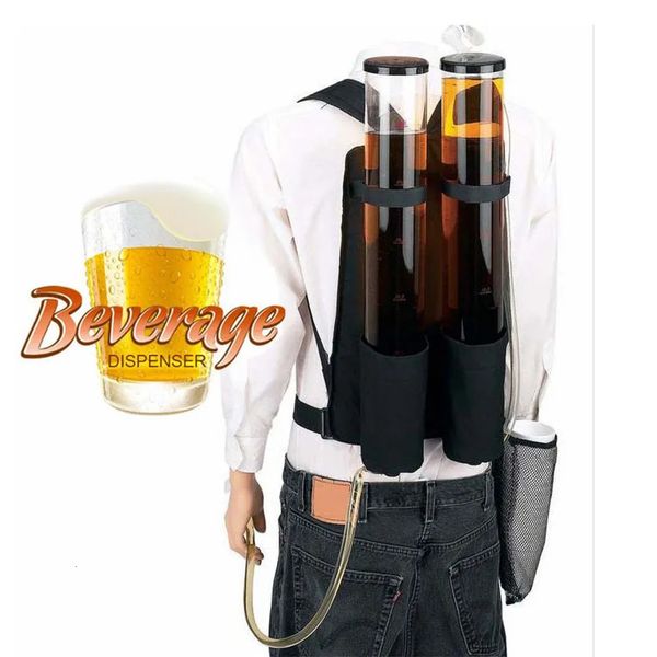 Decorações de Natal PlumWheat Portátil Dispensador de Mochila 6 Litros Dual S Bebida Bebida Cerveja Álcool Festa Ao Ar Livre 231211